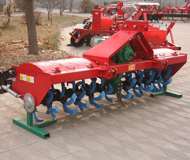 China agricultural machinery tractor PTO 3 point hitch rotary tiller Tractor driven multifunction rotavator cultivator