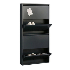 Rack Shoe Rack Box Organizer Shoe Cabinet Entrance Wall  Mounted Metal Shoe Rack Cabinet  Storage Co