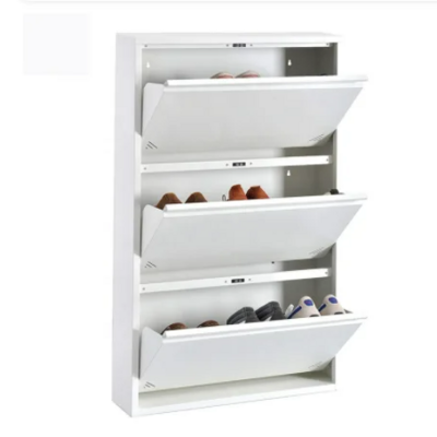 Metal Rotating Shoe Cabinet Steel Shoe Rack Cabinet  Storage Convertible