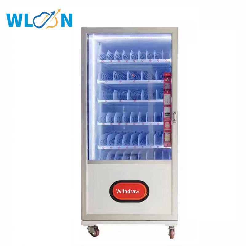 Snack Beverage Vending Machine  Swimming Pool Beach Vending Locker Pantalla