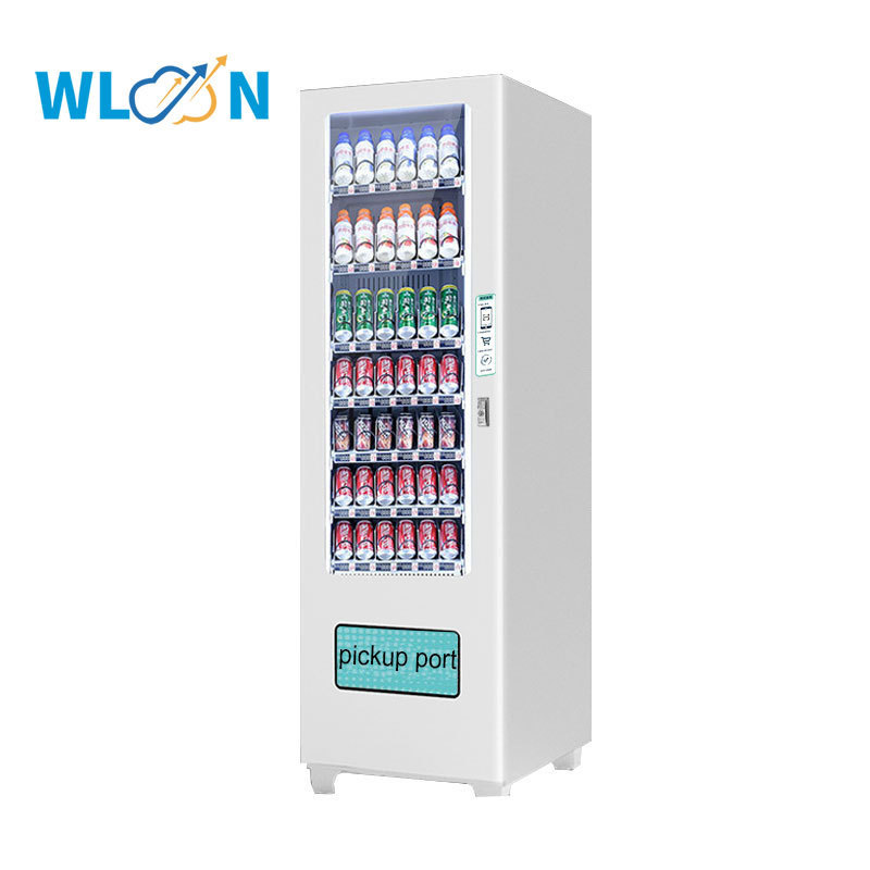 Snack Beverage Vending Machine  Swimming Pool Beach Vending Locker Pantalla