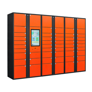 Electronic RFID Smart Parcel Locker Delivery Locker Outdoor With Credit Card Payment