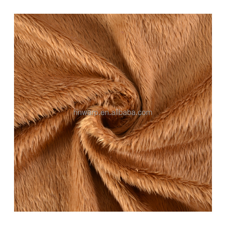 100% Polyester Turkey Market FDY Velvet 5MM Soft Velboa Fabric for Garment Lining