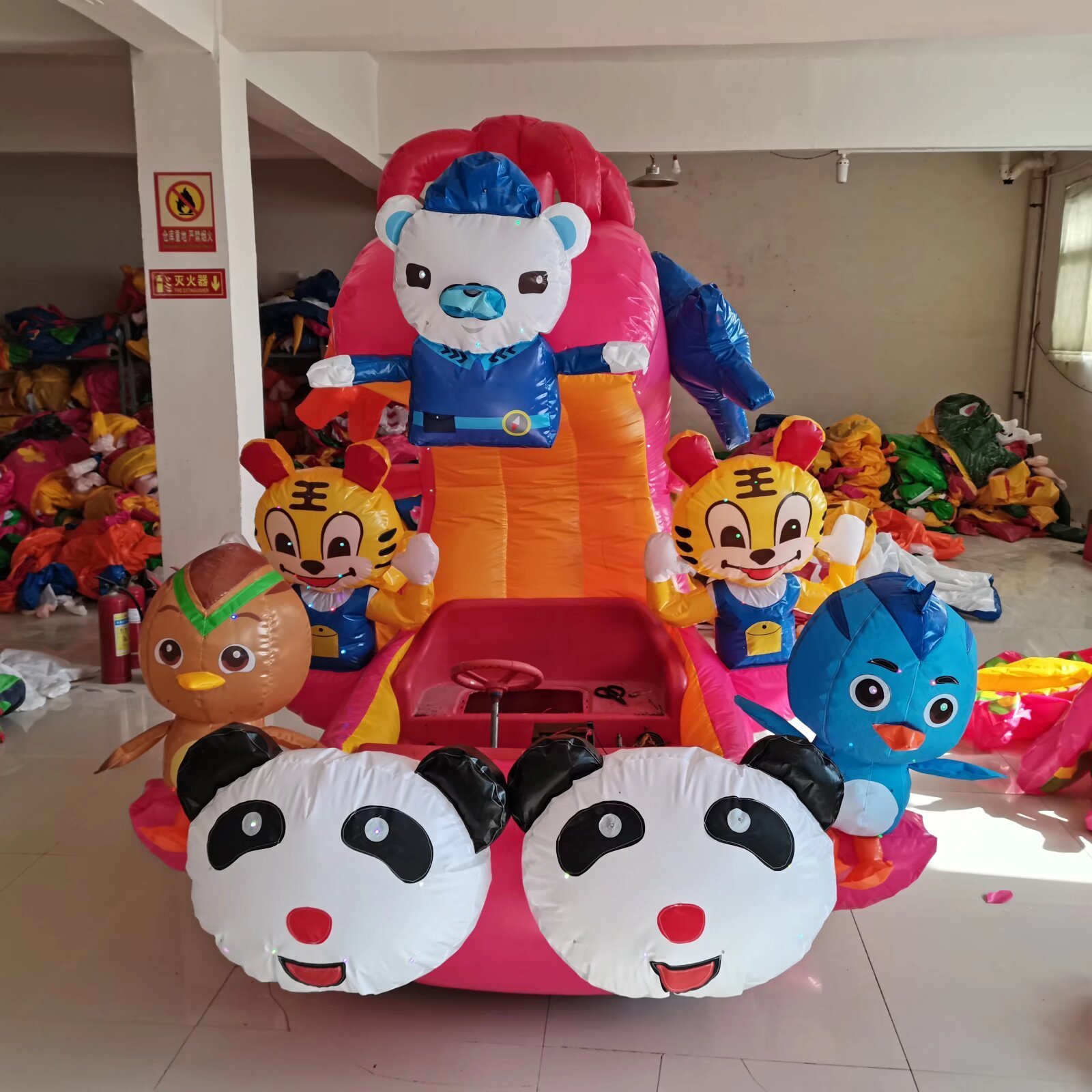 outdoor Play toys mini rides on colorful inflatable battery remote car for amusement park other amusement park rides on s