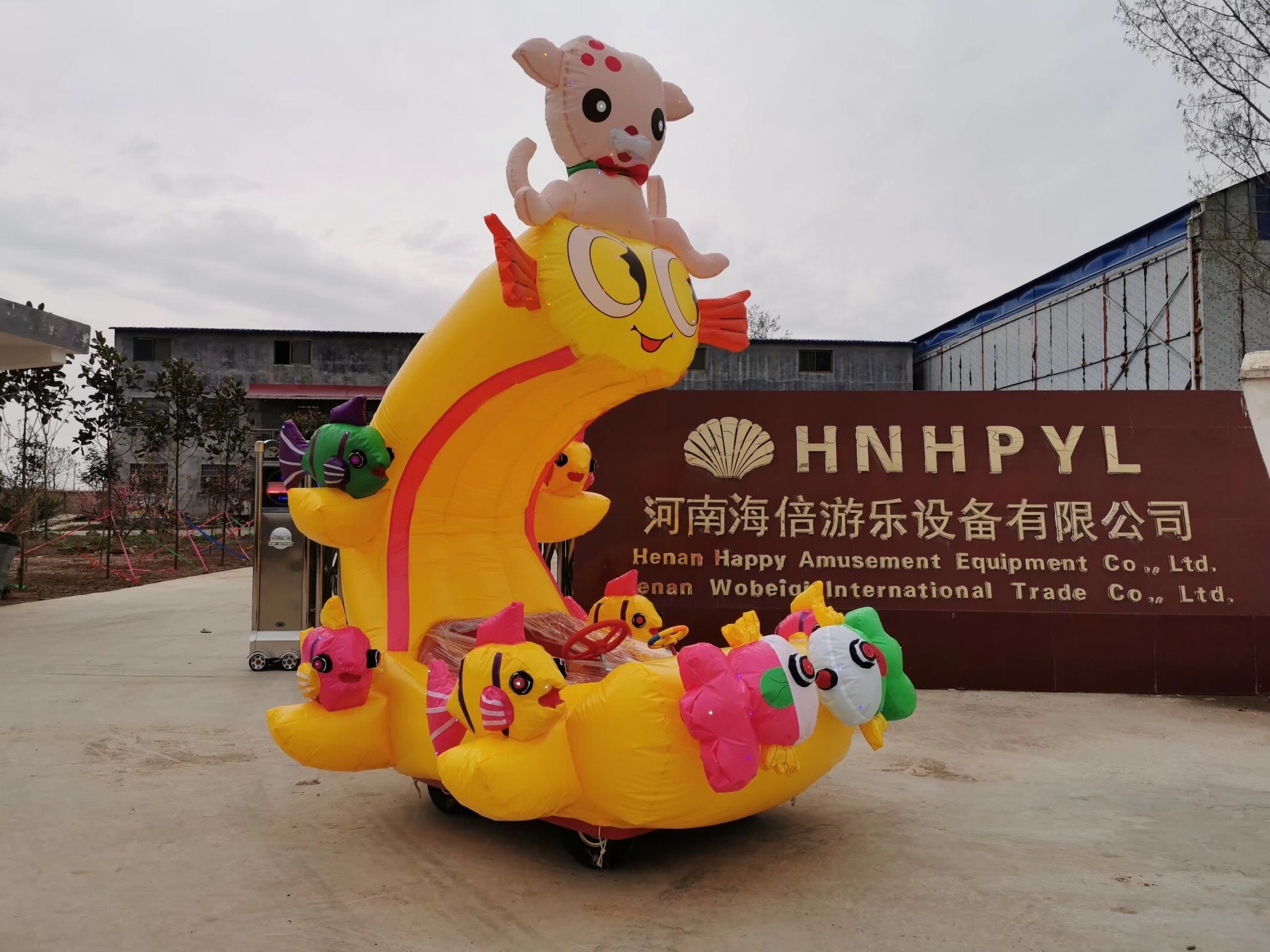 outdoor mini rides on Charming inflatable battery remote car for amusement park other amusement park rides on sale