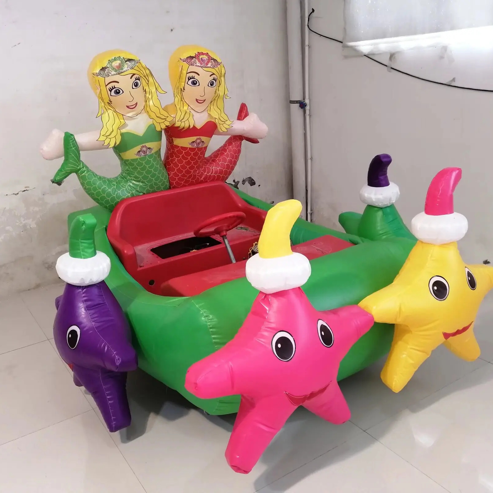 outdoor mini rides on Charming inflatable battery remote car for amusement park other amusement park rides on sale