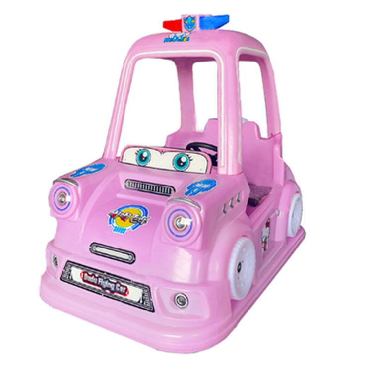 Wobeiqi China Supplier Kids Zoo Kids Electric Bumper Car Led Light Dudu police car Bumper Car for amusement park