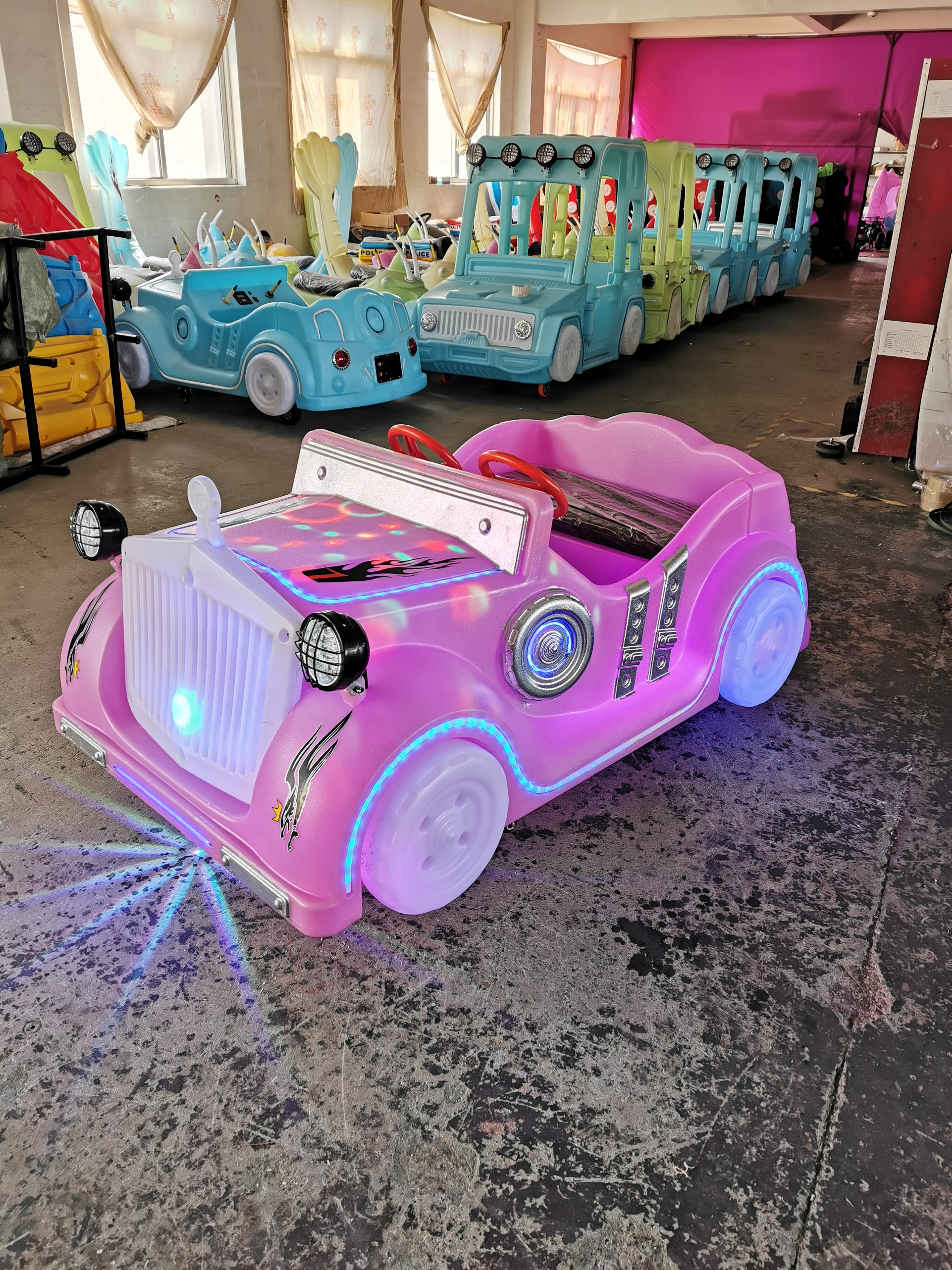 Amusement Park Indoor Kids Electric Bumper Car Coche De Choque Para Paseo Kiddie Ride