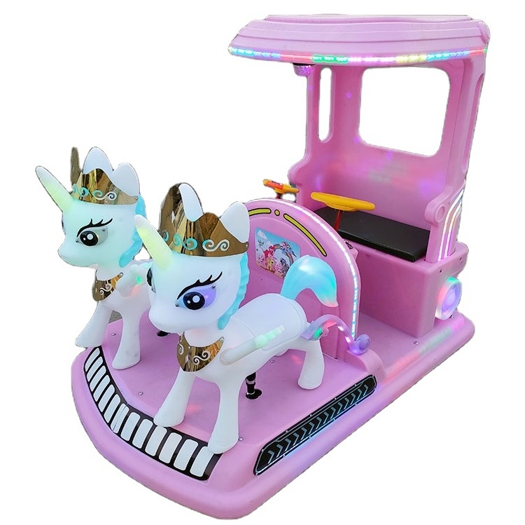 Wholesale Good Quality Luxury design unicorn Kids Car 24V Electric bumper Car For Kids With Remote Control