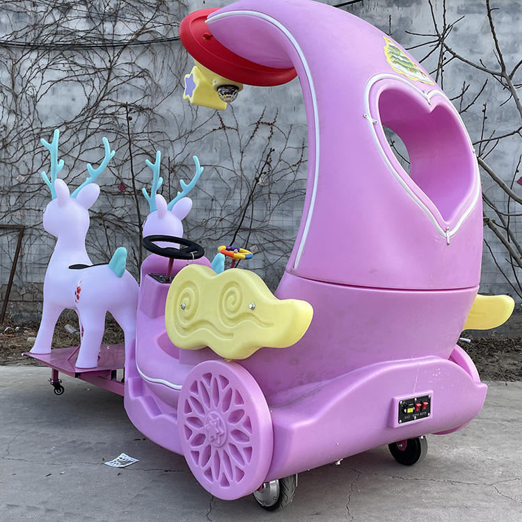 2023 Hot sales New Arrival Moon Deer Amusement Park Rides Parent Child new elks Bumper Cars