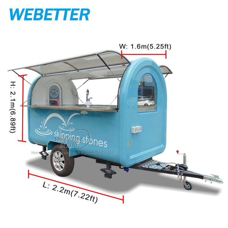 Leading food cart manufacturer scooter mobile food carts kitchen for sale in America