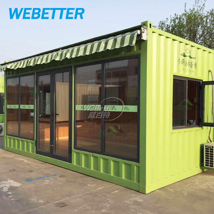 WEBETTER Outdoor Prefab Restaurant Fast Food Luxury Mobile Shipping Container Cafe Snack Bar Modular Restaurant