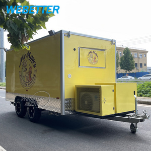 WEBETTER Factory Price Craigslist Food Truck Mobile Kitchen Trailer Australia USA Standard Street Coffee Concession Food Trailer