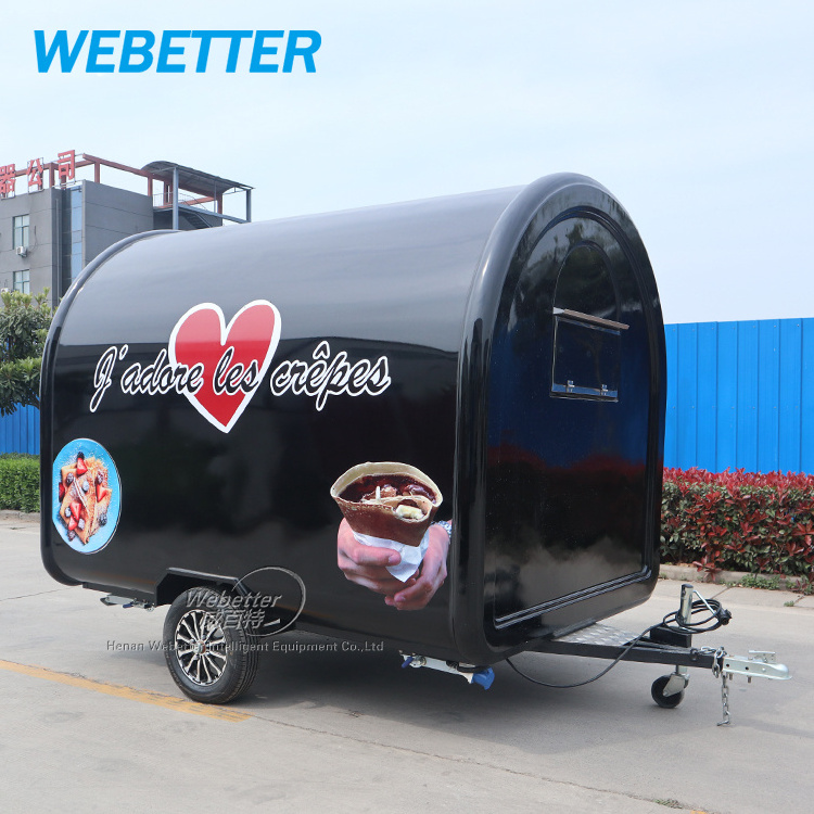 Cheap Price Street Mobile Mini HotDog Ice Cream Fast Food Cart Trailer With Wheels Small Food Truck For Sale In Usa