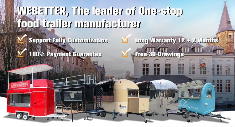 Custom remorque foodtruck two story mobile