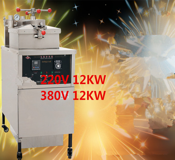 Commercial Electric Programing Pressure Fryer KFC Broaster Chicken Pressure Fryer with Oil Filter