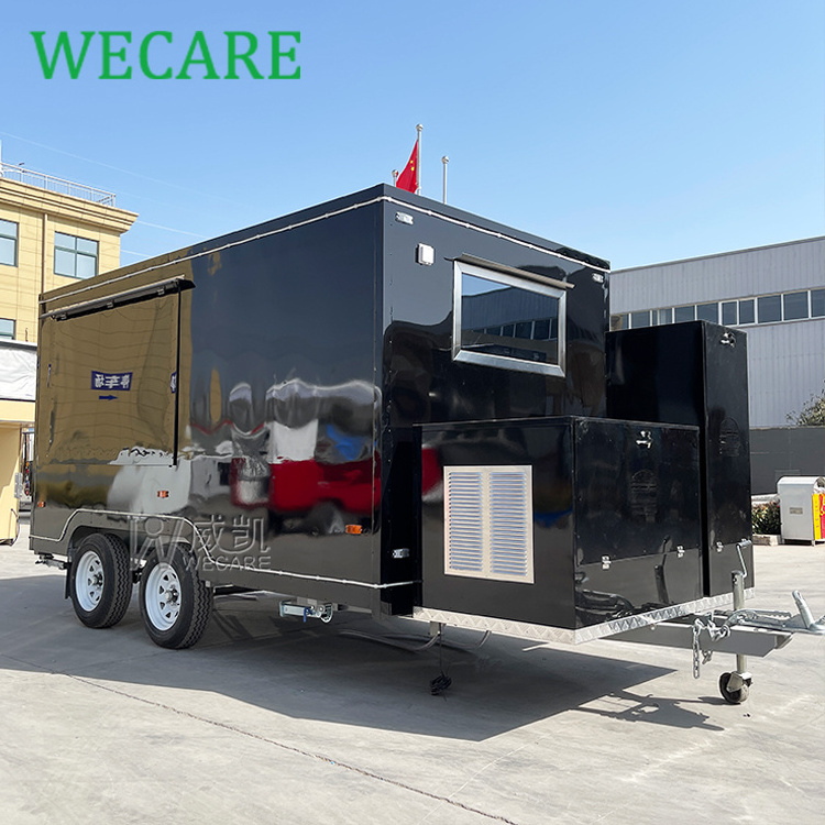 WECARE Concession Street Burger Fast Food Car Crepe Hot Dog Coffee Trailer Remolque De Comida Food Truck Mobile Food Trailer