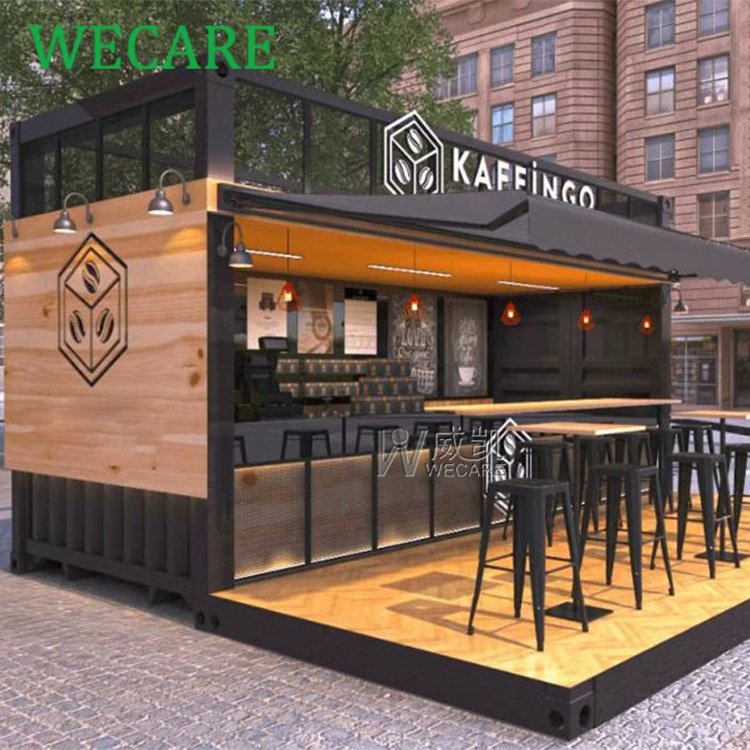 Mobile Container Restaurant Prefabricates Container House Customize Tiny House Outdoor Container Kitchen Street Bar Food Shop