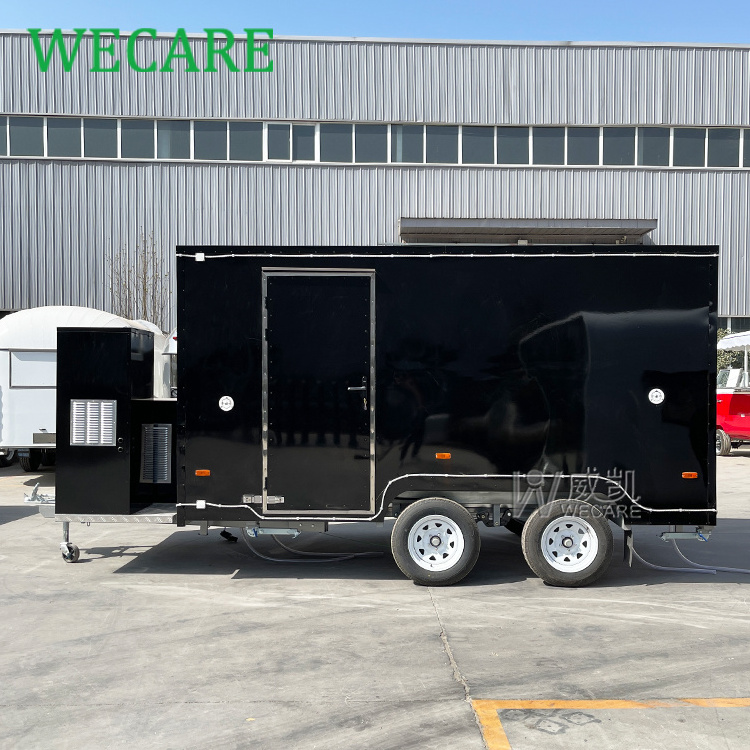 Wecare Concession Street Burger Fast Food Car Crepe Hot Dog Coffee Trailer Remolque De Comida Food Truck Mobile Food Trailer