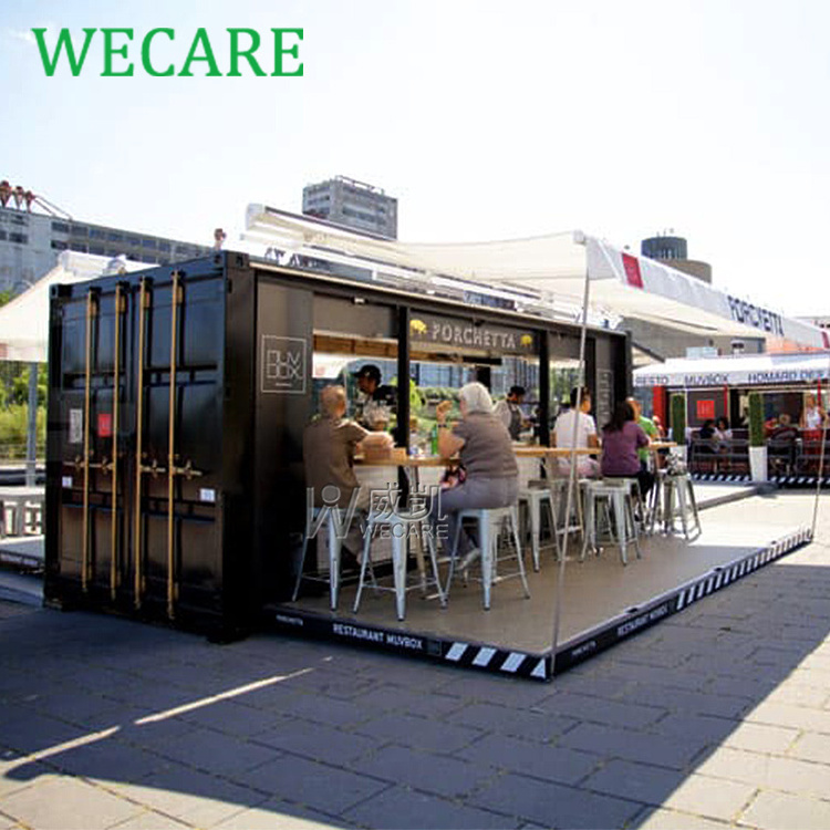 Mobile Container Restaurant Prefabricates Container House Customize Tiny House Outdoor Container Kitchen Street Bar Food Shop