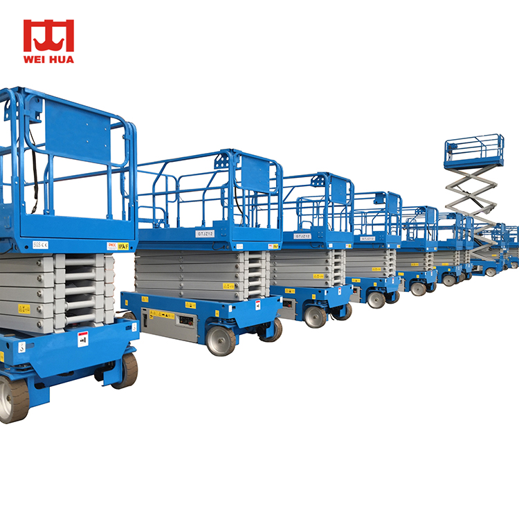 2M 3M 4M 6M 8M 10M 12M customized Working Hydraulic electric scissor lift platform table lifting price