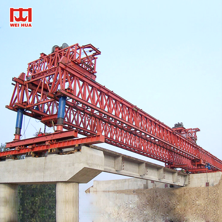 Underslung segmental launching gantry bridge launcher equipment for bridge construction