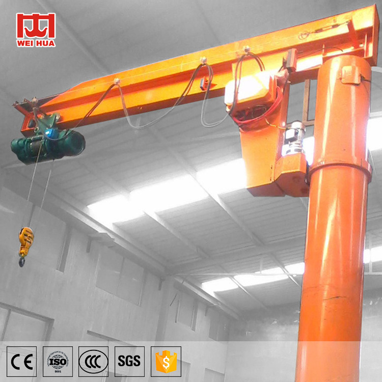 High Efficiency Hydraulic 0.5 Ton Floor Mounted Small Manufacturer Using Jib Crane