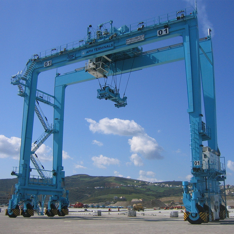 RTG Crane Price 30 ton 40 ton 50 ton 60 ton 70 ton 80 ton Straddle Carrier Port Container Rubber Tyre Gantry Crane