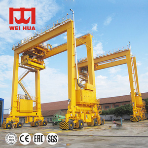 80 ton RTG crane 60 ton rubber tyre container gantry crane 40 ton 50 ton straddle carrier price