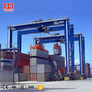 20 ton 30 ton 40 Ton  60 ton  80 ton RTG crane straddle carrier container rubber tyred gantry crane price