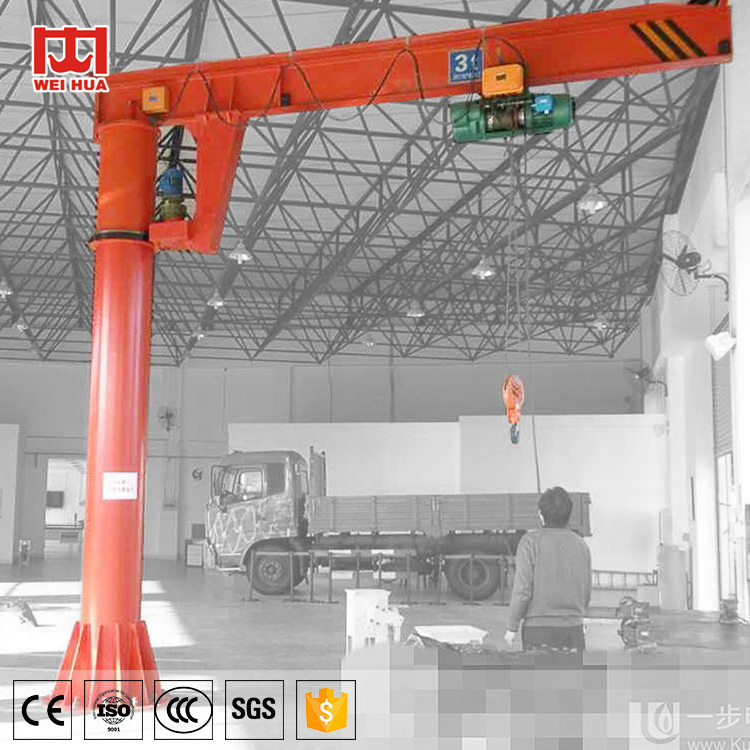 High Efficiency Hydraulic 0.5 Ton Floor Mounted Small Manufacturer Using Jib Crane