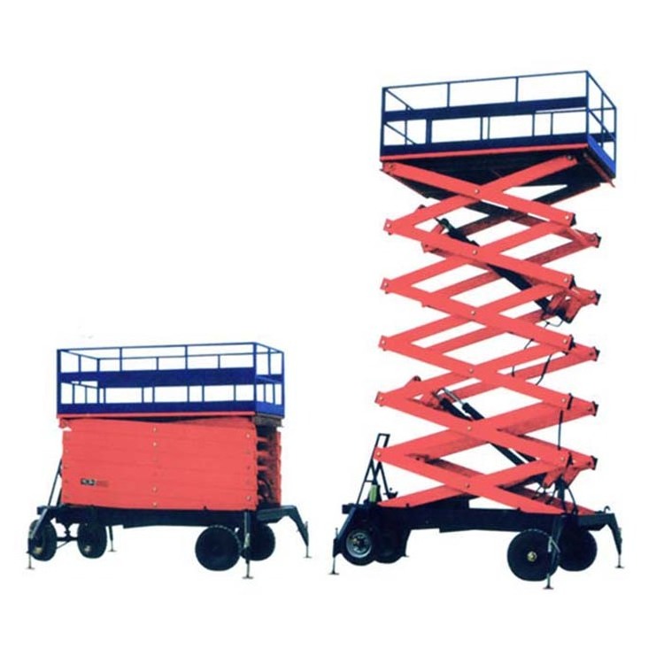 2M 3M 4M 6M 8M 10M 12M customized Working Hydraulic electric scissor lift platform table lifting price