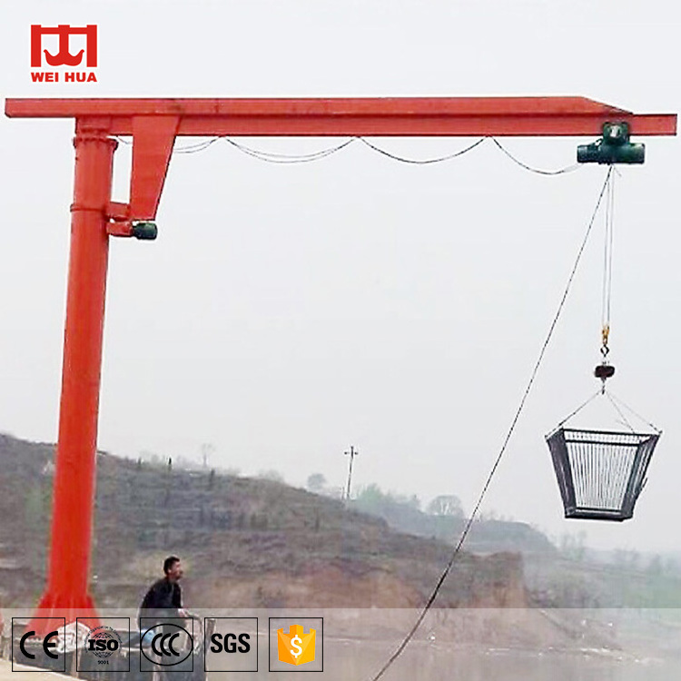 High Efficiency Hydraulic 0.5 Ton Floor Mounted Small Manufacturer Using Jib Crane