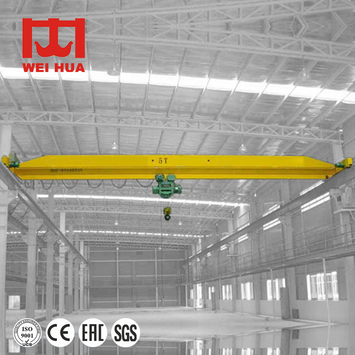 Factory Price LDA Type Single girder Bridge Traveling Overhead Crane 1 ton 3 Ton 5 Ton 10 Ton 15 Ton with Electric Hoist Lifting