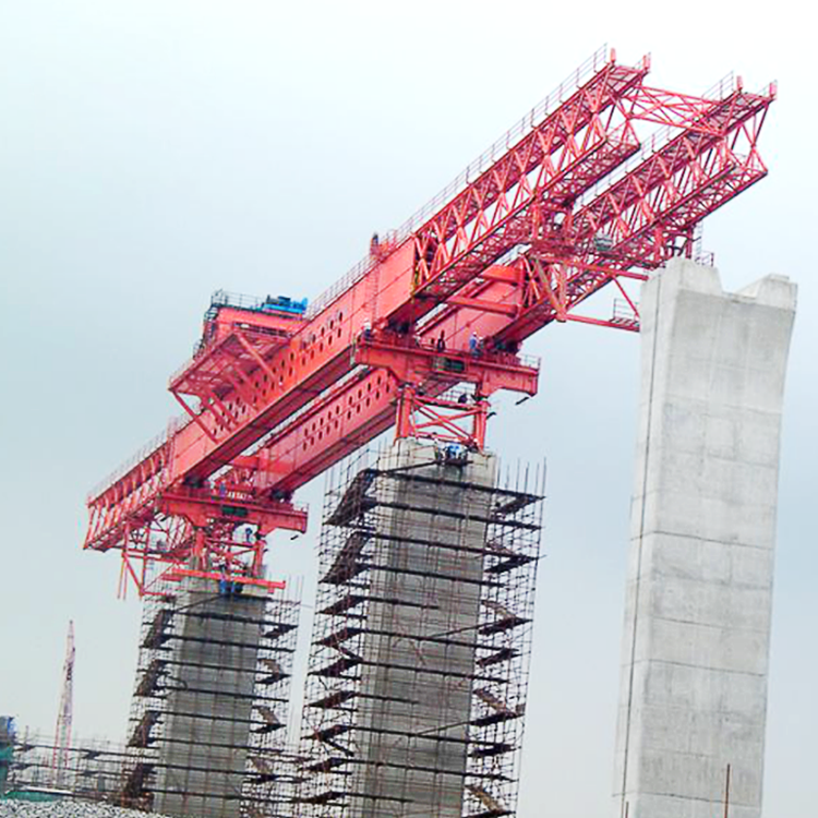 China Weihua crane brand bridge girder erection beam launcher 500ton 600ton 800ton 1000ton price