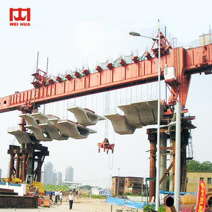 Weihua Crane Beam launcher used in bridge construction & Highway bridge erecting crane concrete beam launching