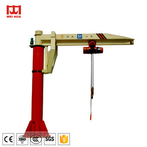 High Efficiency Hydraulic 0.5 Ton Floor Mounted Small Manufacturer Using Jib Crane