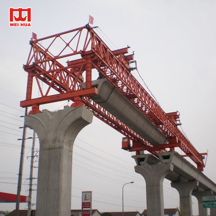 Underslung segmental launching gantry bridge launcher equipment for bridge construction