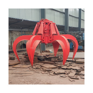 Hot Selling Double Wired Mechanical Orange Peel Grab Scrap Orange Peel Grab Bucket