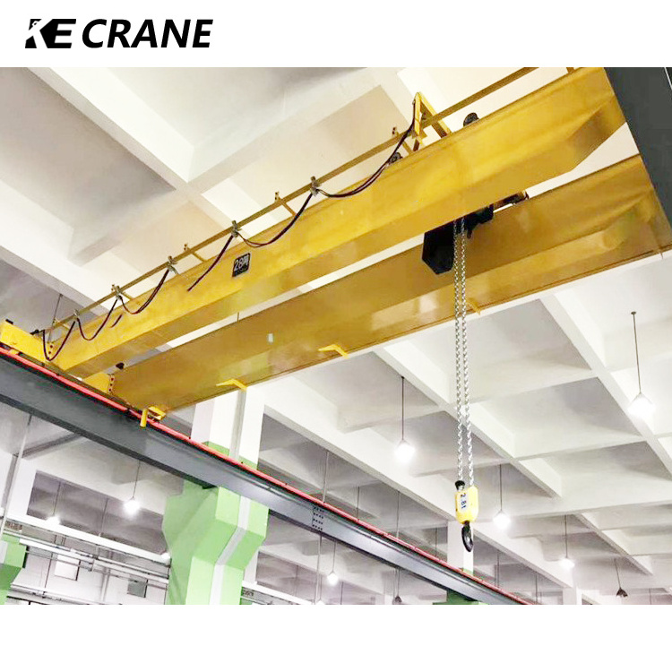 Workshop Double Beams Bridge Crane Double Beam 16 Ton Overhead Travelling Bridge Crane