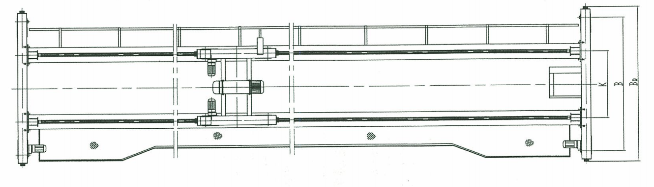 Workshop Double Beams Bridge Crane Double Beam 16 Ton Overhead Travelling Bridge Crane