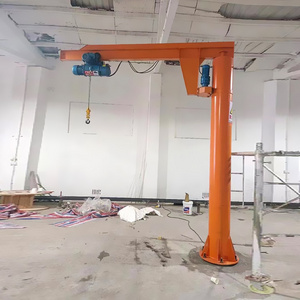 Electric rotating drawings floor pillar mounted slewing manual design calculation jib crane price