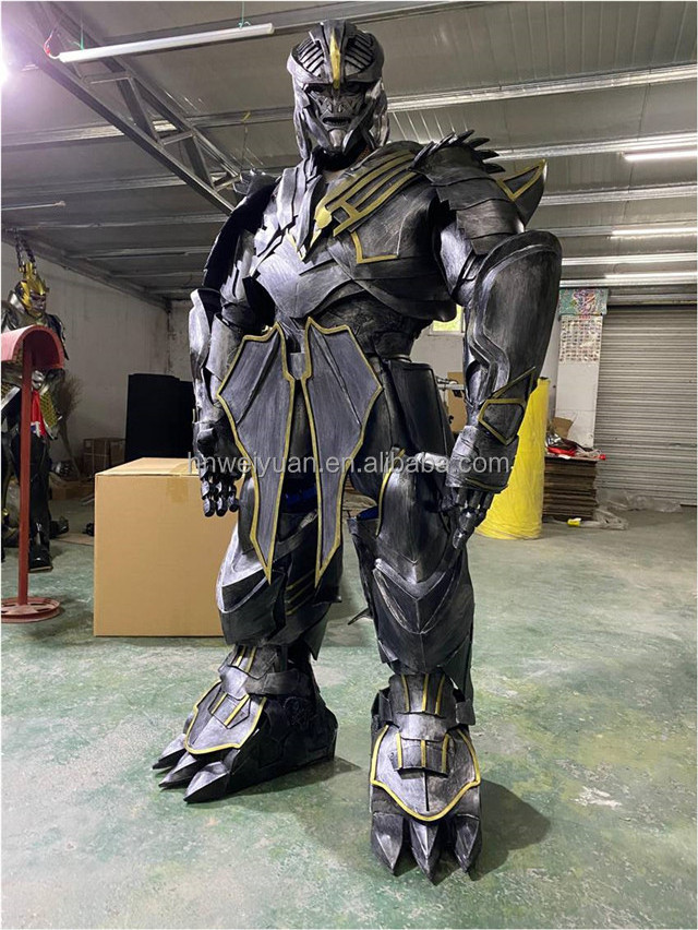 Custom Life Size Led Robot Cosplay Costume for Men Carton Adults Yellow Tv & Movie Costumes Robot Costume Party Transforme