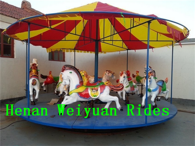 12 seats  portable amusement kiddie ride carousel rides for sale