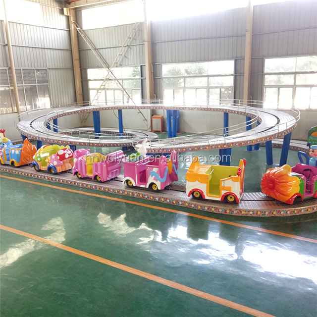 Indoor Mini Roller Coaster for Kids Customized 5kw Hot Selling Abs Plastic Material Dinosaur Ride on Baby Swing Indoor 12 Months