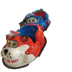 Kids Bumper Ride Animal Design Tiger Cartoon Small Amusement Kids Customized Zhengzhou Non Electric Bumper Cars 2 Years CE ISO