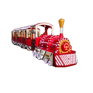 Amusement Park Sightseeing Game Tourist Road Train Electric Trackless Train Rides Waterproof Customized Zhengzhou Park Indoor