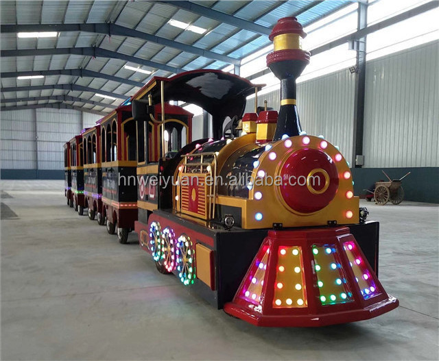 High Quality Electric & Battery-Powered Metal Toy Train Amusement Park Tourist Train Manufacturer for Children