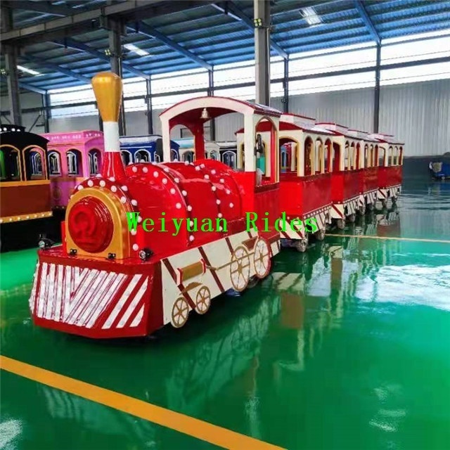 Amusement Park Sightseeing Game Tourist Road Train Electric Trackless Train Rides Waterproof Customized Zhengzhou Park Indoor