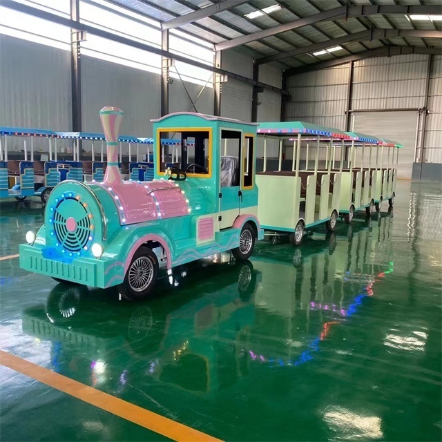 locomotive mini train kiddie ride mall train  tourist trackless train for sale